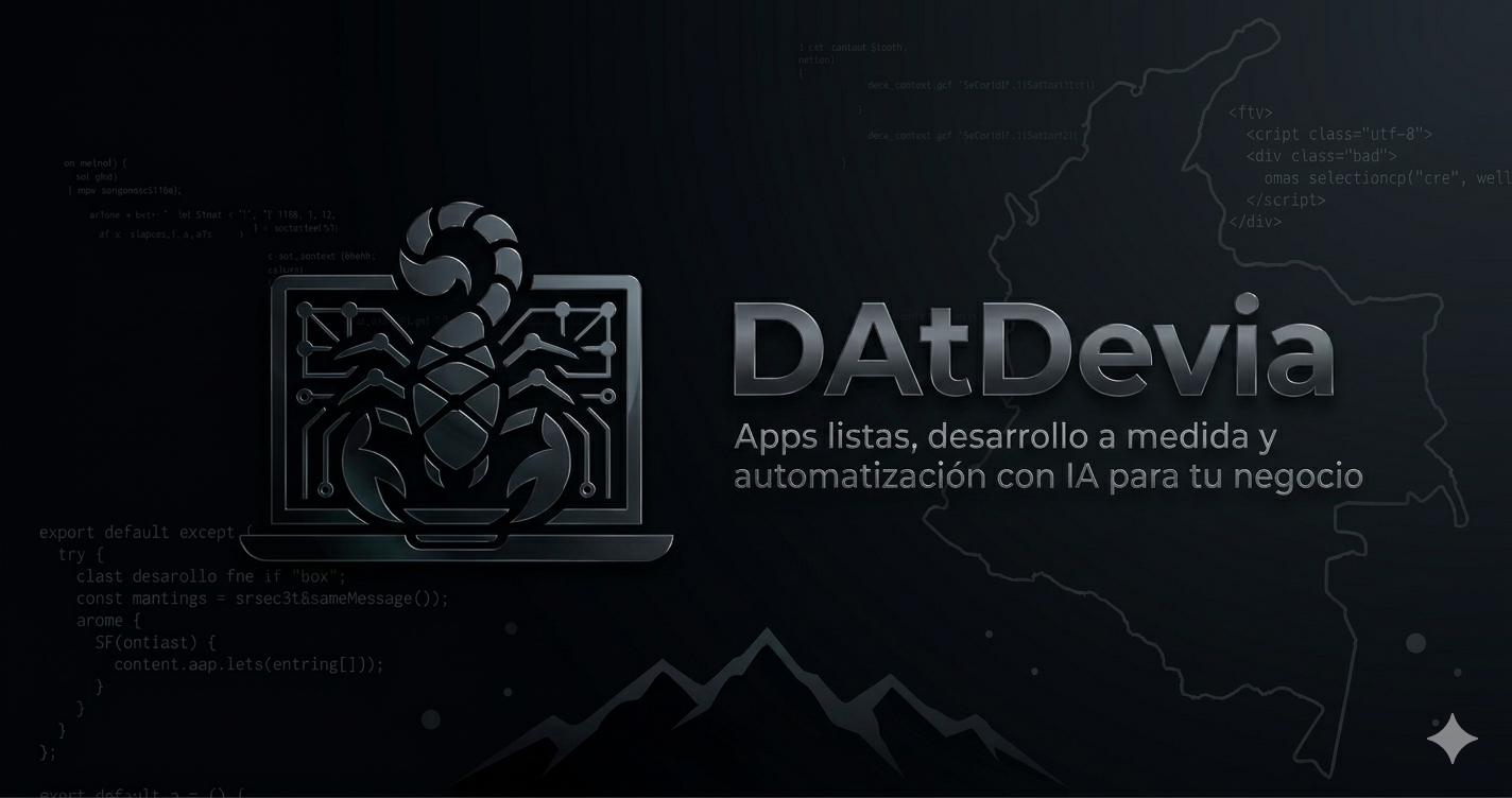DAtDevia — Apps listas y desarrollo a medida